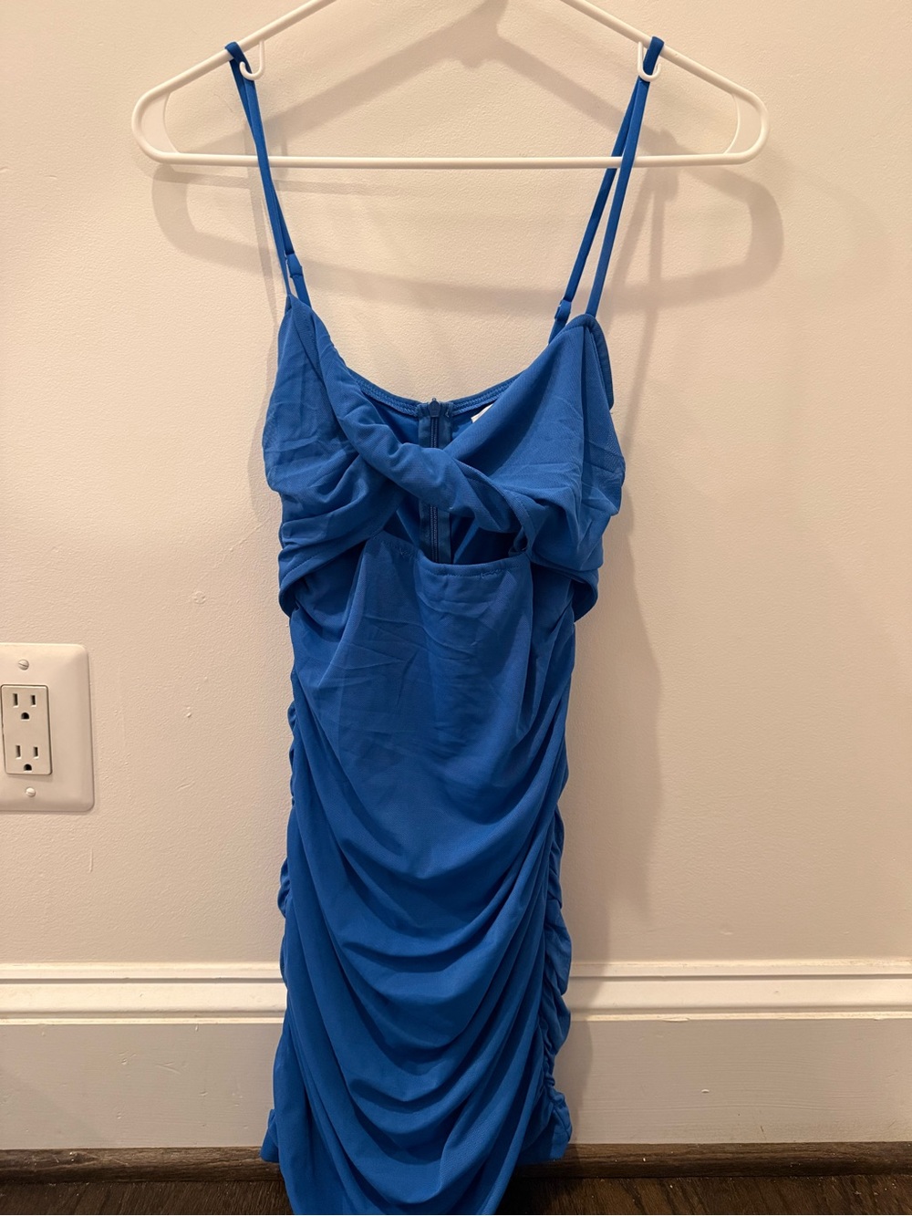 Hello Molly Cornflower Blue Spaghetti Strap Dress